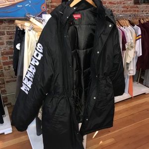 SUPREME Sleeve Logo Sideline Parka Jacket